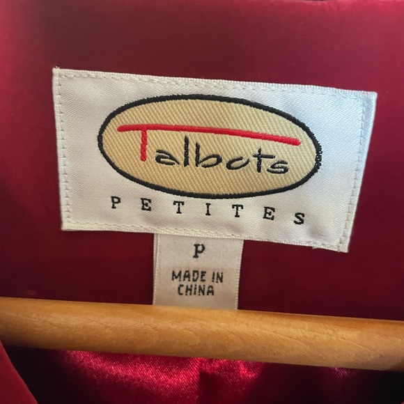 Talbots Velvet Jacket - Picture 3 of 5